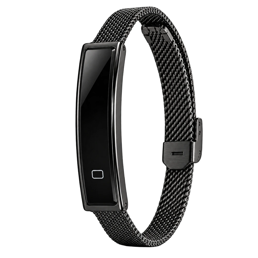 AVIO Noir black metal mesh band